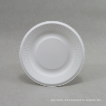 Wholesale Ribbed Biodegradable Disposable Eco-friendly Sugarcane Bagasse Plates